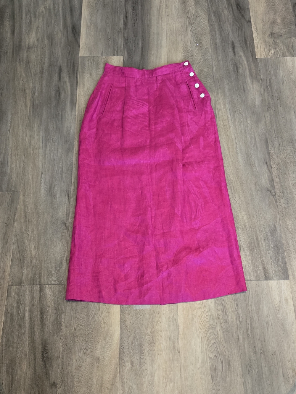 Vintage skirt Norman Hilton Americana Size 6 Rarity Archive Skirt Pink Mide Bot